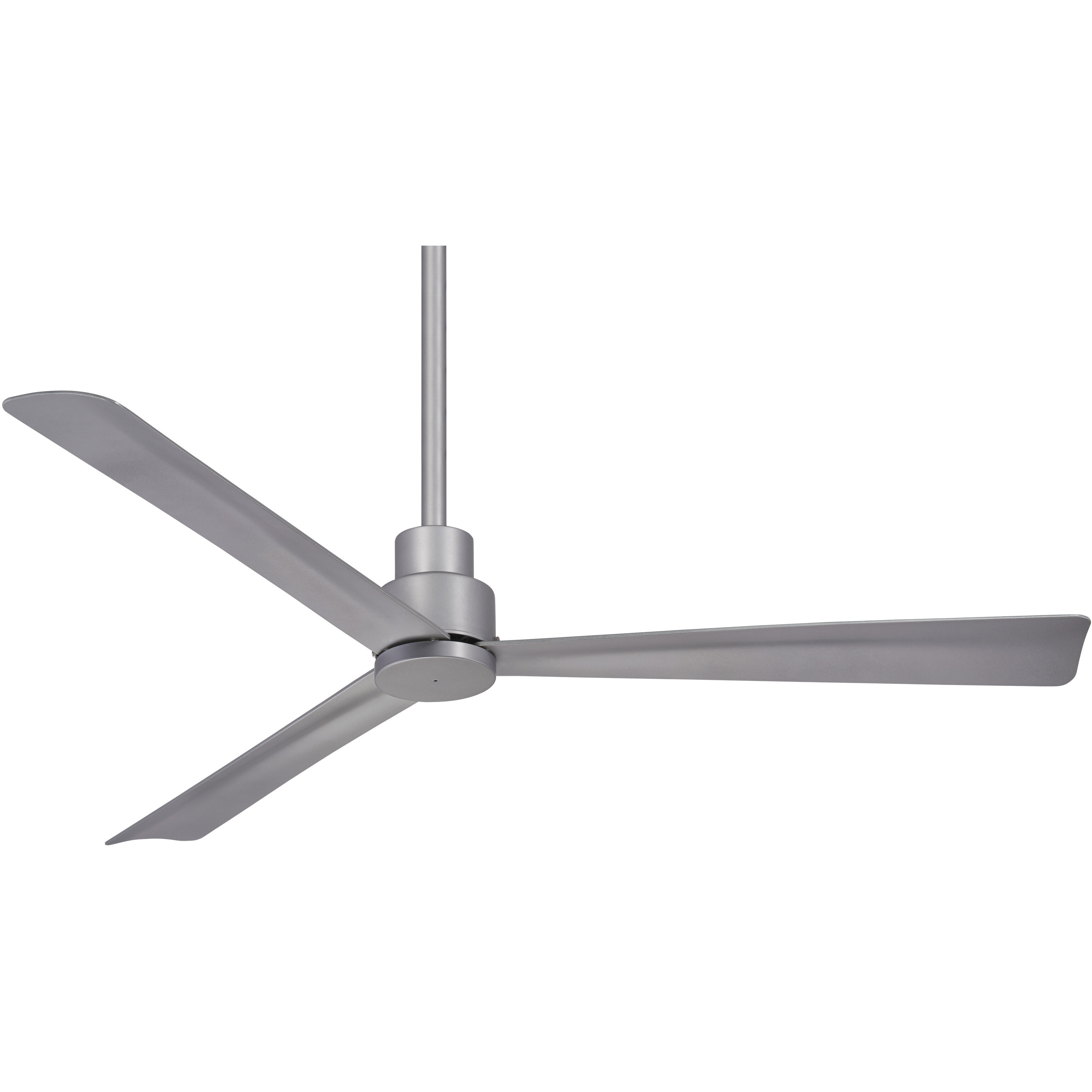 Simple 52 inch Silver Outdoor Ceiling Fan