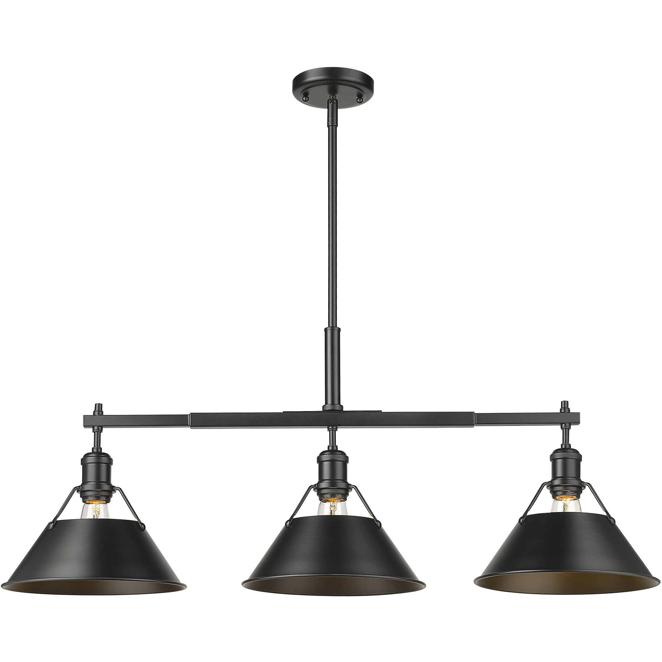 Yep Orwell Island Light Ceiling Light in Matte Black