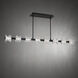 Beyond Bergy LED 5 inch Black Linear Pendant Ceiling Light