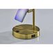 Wyatt 22 inch 60.00 watt Antique Brass Supercharger Desk Lamp Portable Light