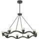 Vance 8 Light 39 inch Bronze Noir Chandelier Ceiling Light
