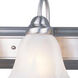 Lexington 4 Light 30 inch Brushed Nickel Vanity Wall Light in 8.25
