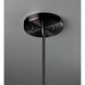 Radiance Collection 1 Light 11.75 inch Bisque with Matte Black Pendant Ceiling Light