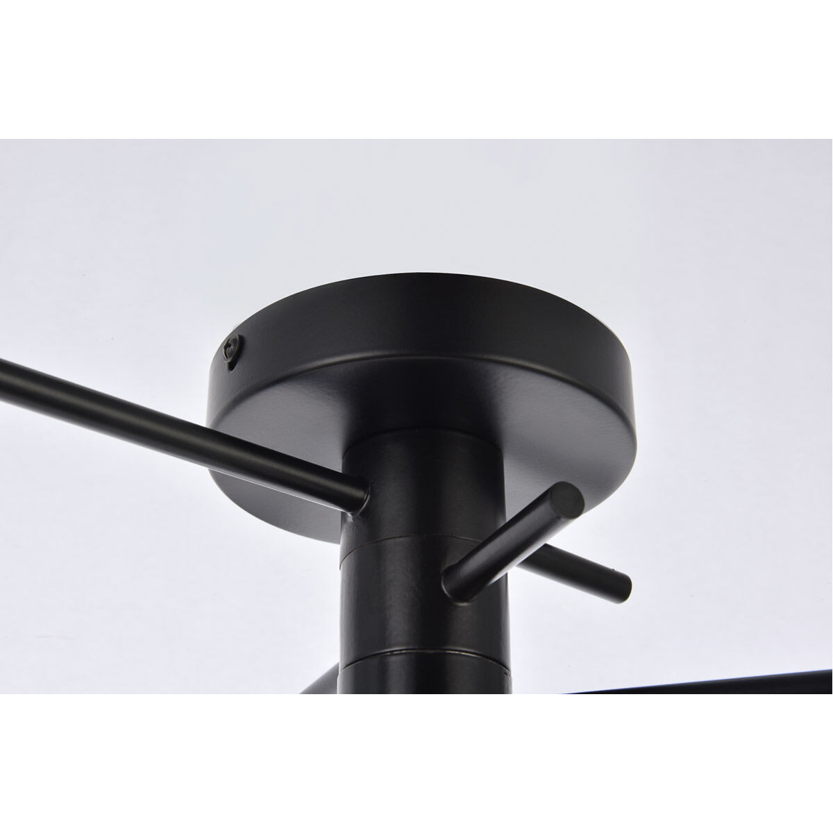 Xavier 3 Light 18 inch Black Flush Mount Ceiling Light