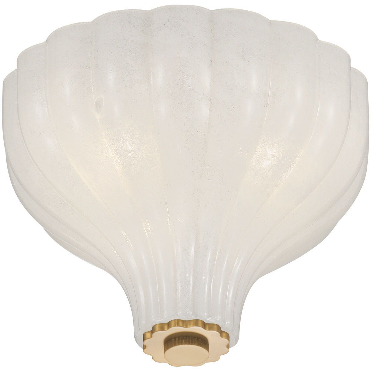 Layton 3 Light 9.75 inch Luxe Gold Semi Flush Ceiling Light