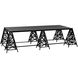 Brixton 64 X 38 inch Matte Black Coffee Table
