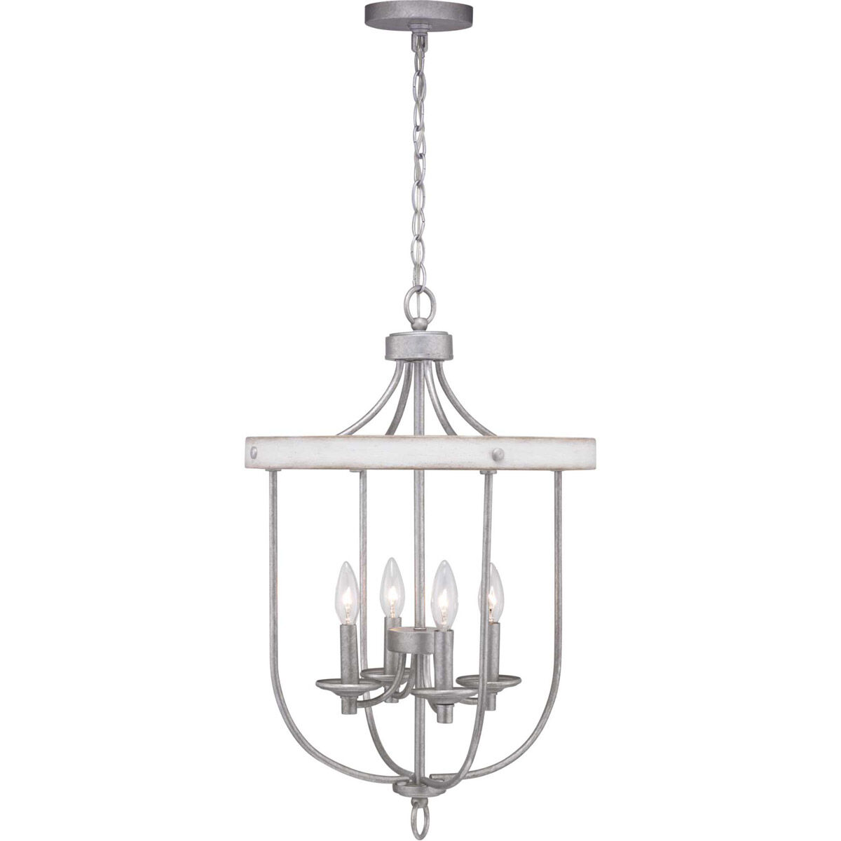 Gulliver 4 Light 17 inch Galvanized Foyer Pendant Ceiling Light