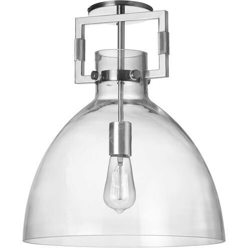 Liberty 1 Light 13.75 inch Polished Chrome Semi-Flush Mount Ceiling Light