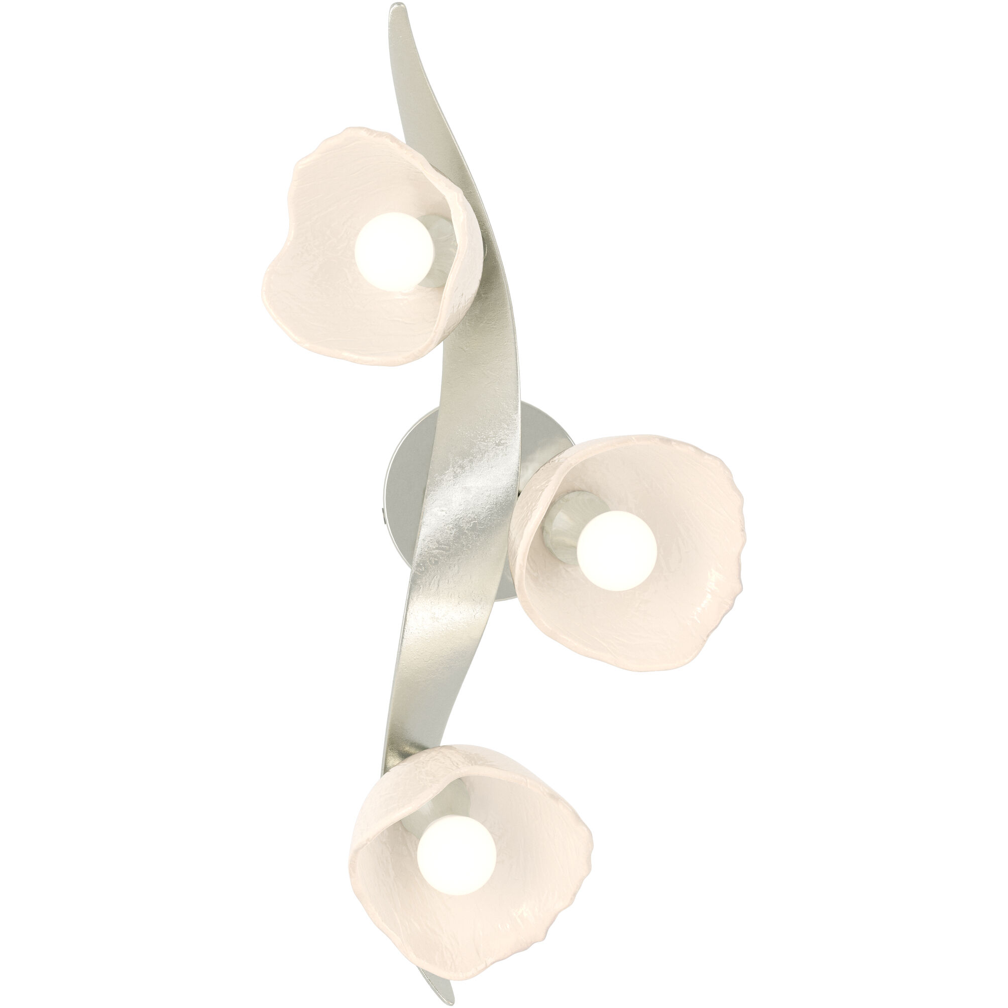 Mika LED 24 inch Sterling Sconce/Semi-Flush Wall Light, Large - Open Box
