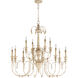 Salento 12 Light 39 inch Persian White Chandelier Ceiling Light