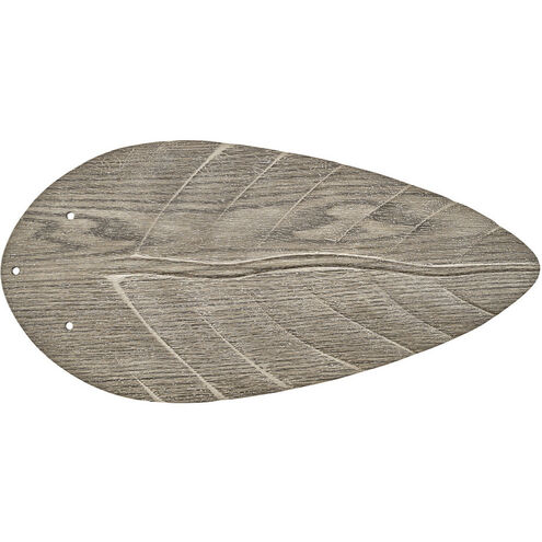 Leaf Blade Driftwood 11 inch Set of 5 Fan Blades, 52 inch
