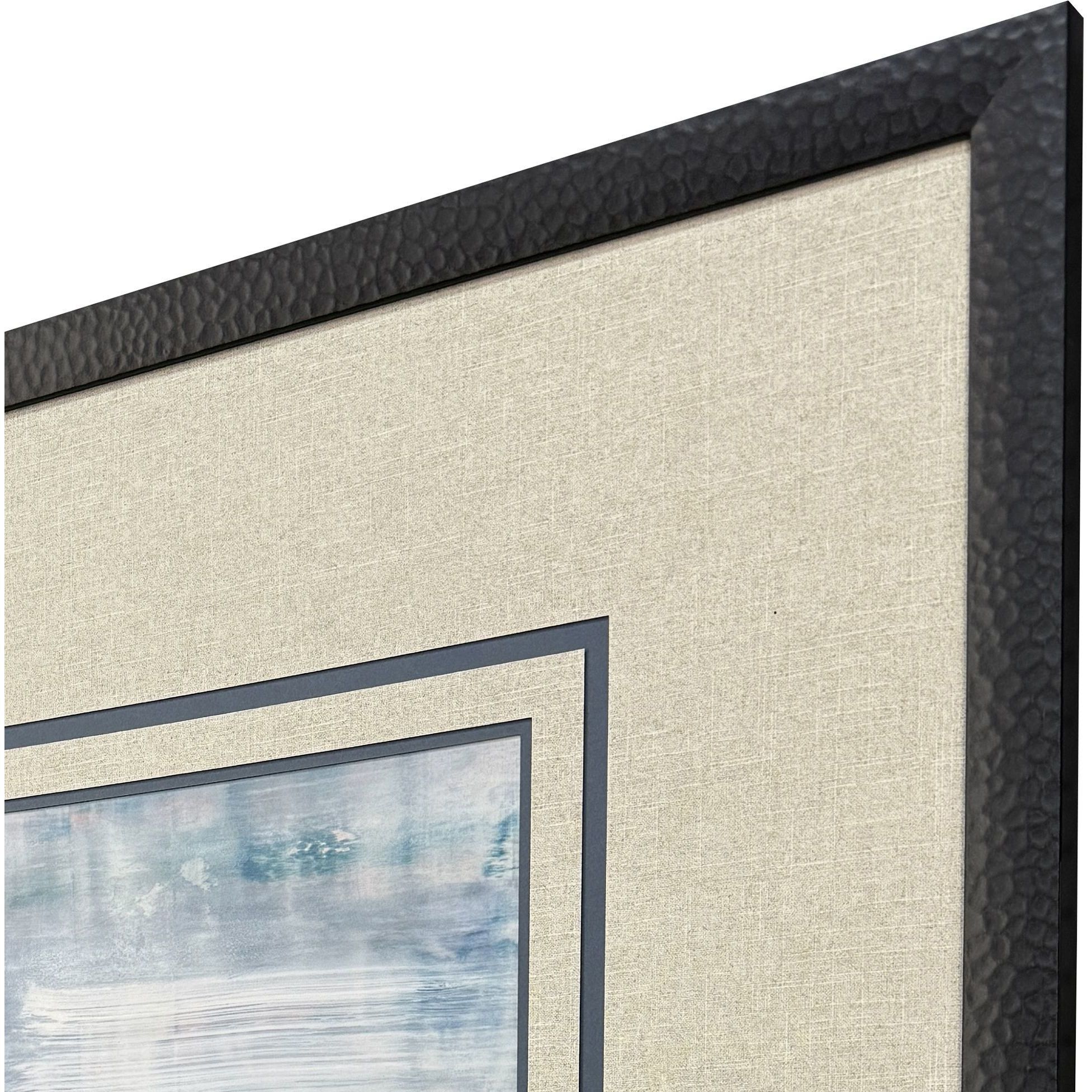 Sanctuary Bay Blue and Green Framed Art