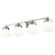 Vaughn 4 Light 31.5 inch Chrome Vanity Wall Light