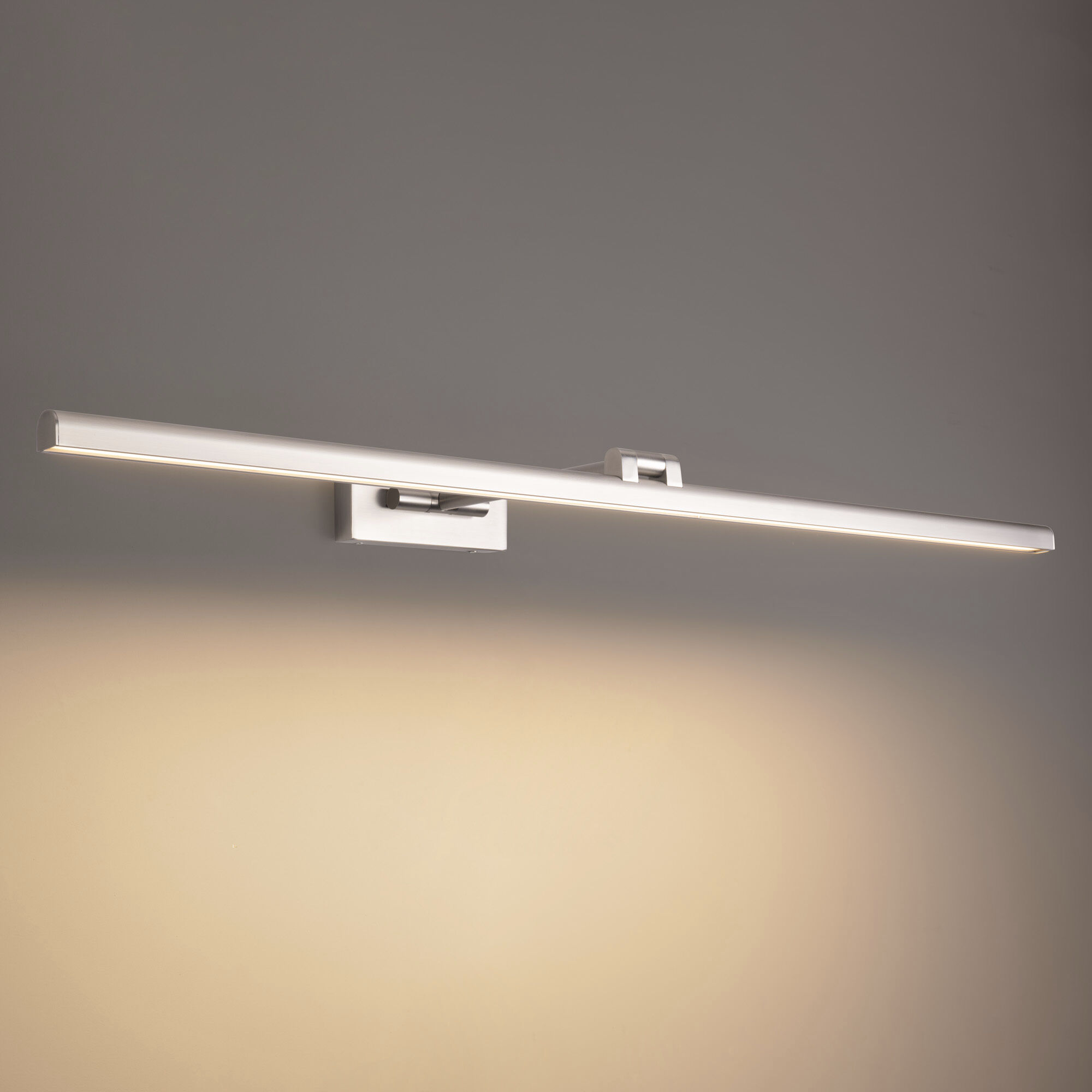 Reed 29.80 watt 42 inch Brushed Nickel Picture Light Wall Light, dweLED