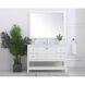 Theo 48 X 22 X 34 inch White Vanity Sink Set