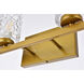 Cassie 4 Light 32 inch Brass Bath Sconce Wall Light