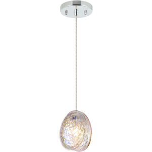 Shelly LED 4.38 inch Chrome Pendant Ceiling Light