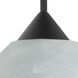 Hoppi 1 Light Black Cord Pendant Ceiling Light