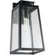 Salford 1 Light 17 inch Matte Black Exterior Wall Sconce