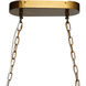 Premiere 7 Light 42 inch Antique Brass Chandelier Ceiling Light, Inline