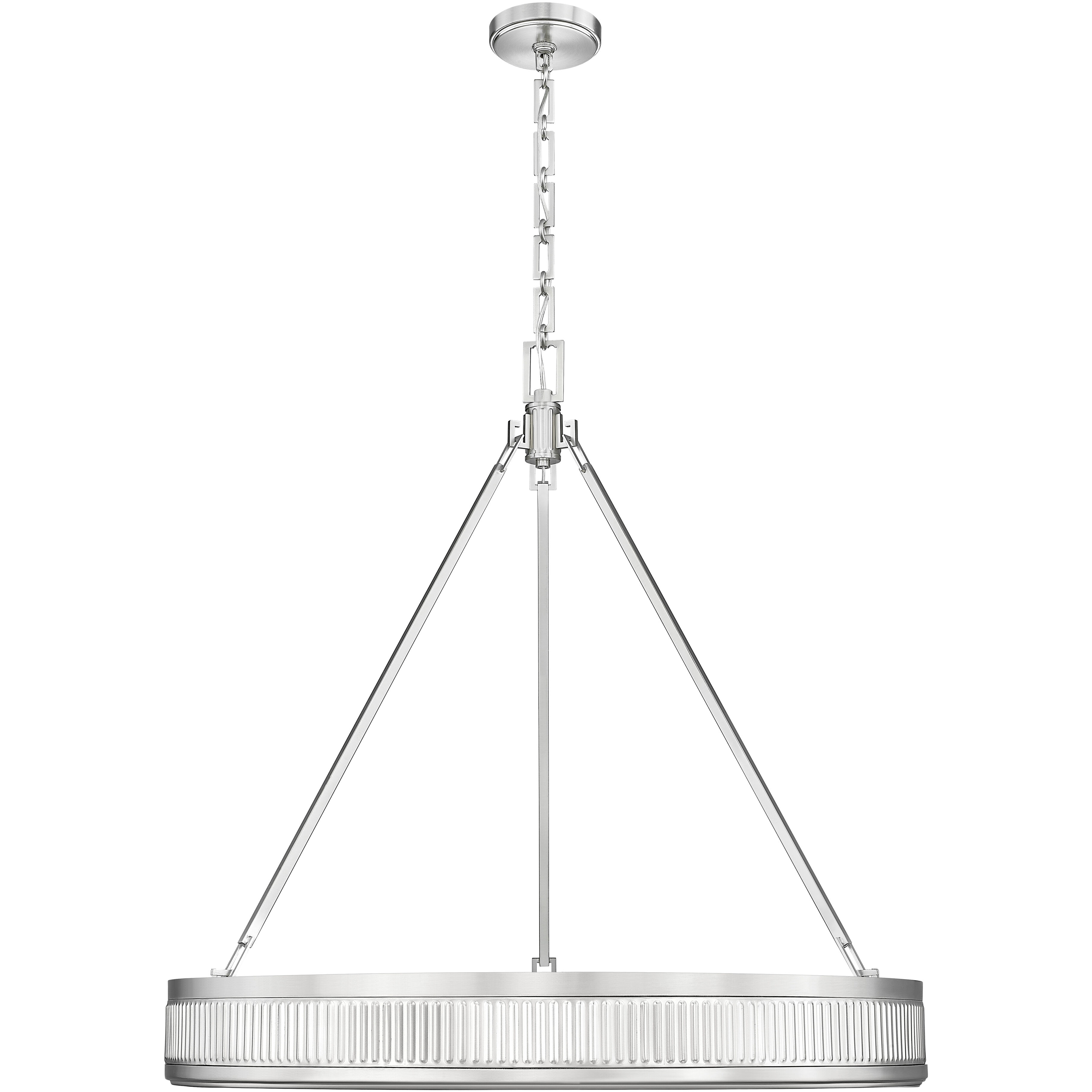 Quinn Pendant Ceiling Light in Satin Nickel