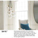 Lisa McDennon Skye 6 Light 24 inch Heritage Brass Indoor Chandelier Ceiling Light
