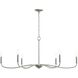 Ilia 6 Light 42.25 inch Brushed Nickel Chandelier Ceiling Light