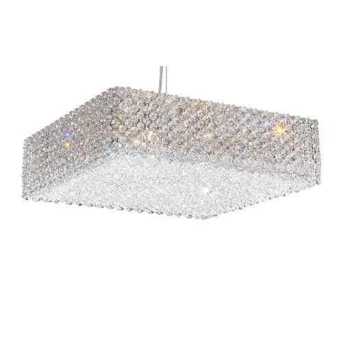 Century 6 Light 21 inch Black Pearl Chandelier Ceiling Light