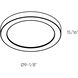 Radiance 1 Light 9 inch Satin Nickel Flushmount Ceiling Light