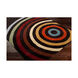 Forum 96 X 96 inch Brown and Orange Area Rug, Wool