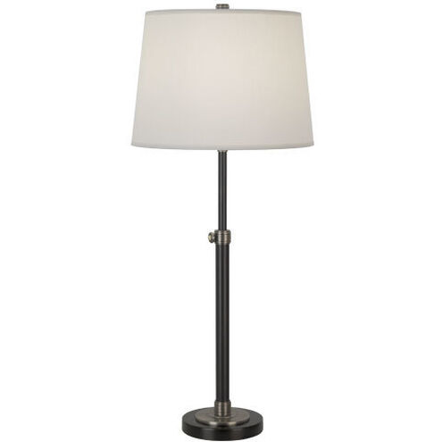 Bruno 26 inch 150 watt Lead Bronze with Ebonized Nickel Table Lamp Portable Light in Fondine