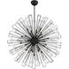 Dendelio 35 Light 54 inch Black Chandelier Ceiling Light