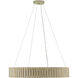 Tetterby 6 Light 31 inch Light Taupe/Smokewood Chandelier Ceiling Light