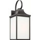 Saybrook 1 Light 17.38 inch Antique Bronze Outdoor Wall Fixture