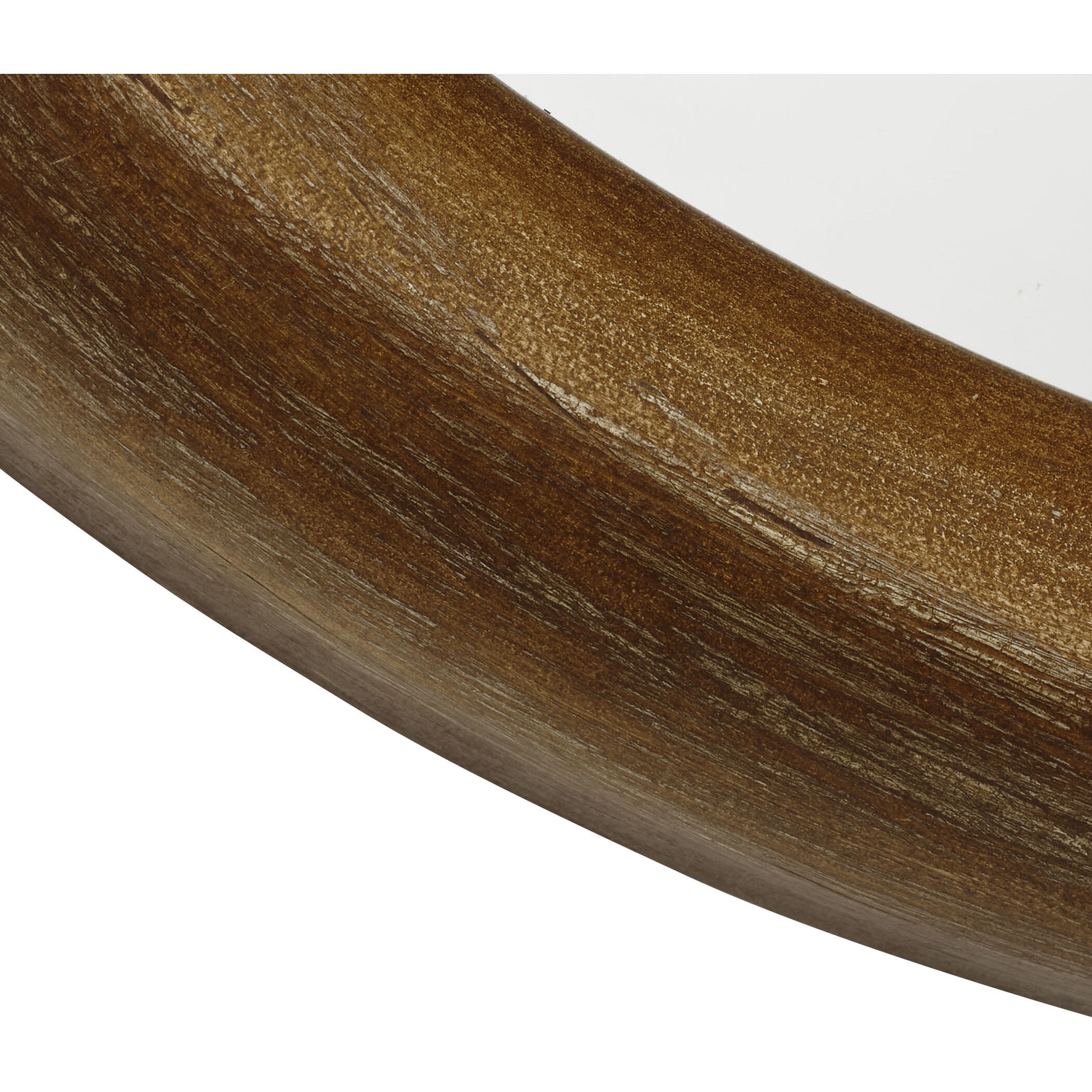 Daisy 31 X 31 inch Natural Wood Mirror