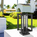 Tribeca 1 Light 8.63 inch Natural Black Outdoor Pier Mount
