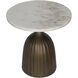 Samuel 18 X 18 inch Aged Brass Side Table