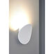 Lunaro LED 8.13 inch Textured White ADA Wall Sconce Wall Light
