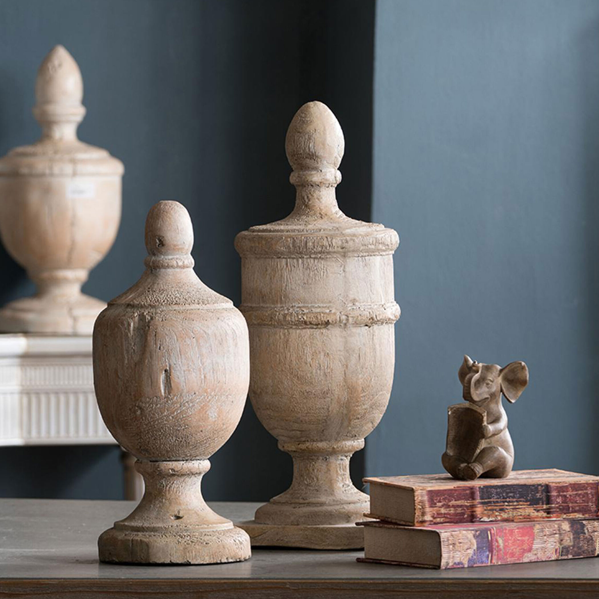 Chester White Wash Decorative Accent