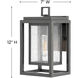 Coastal Elements Republic LED 12 inch Oil Rubbed Bronze Outdoor Wall Mount Lantern, Estate Series