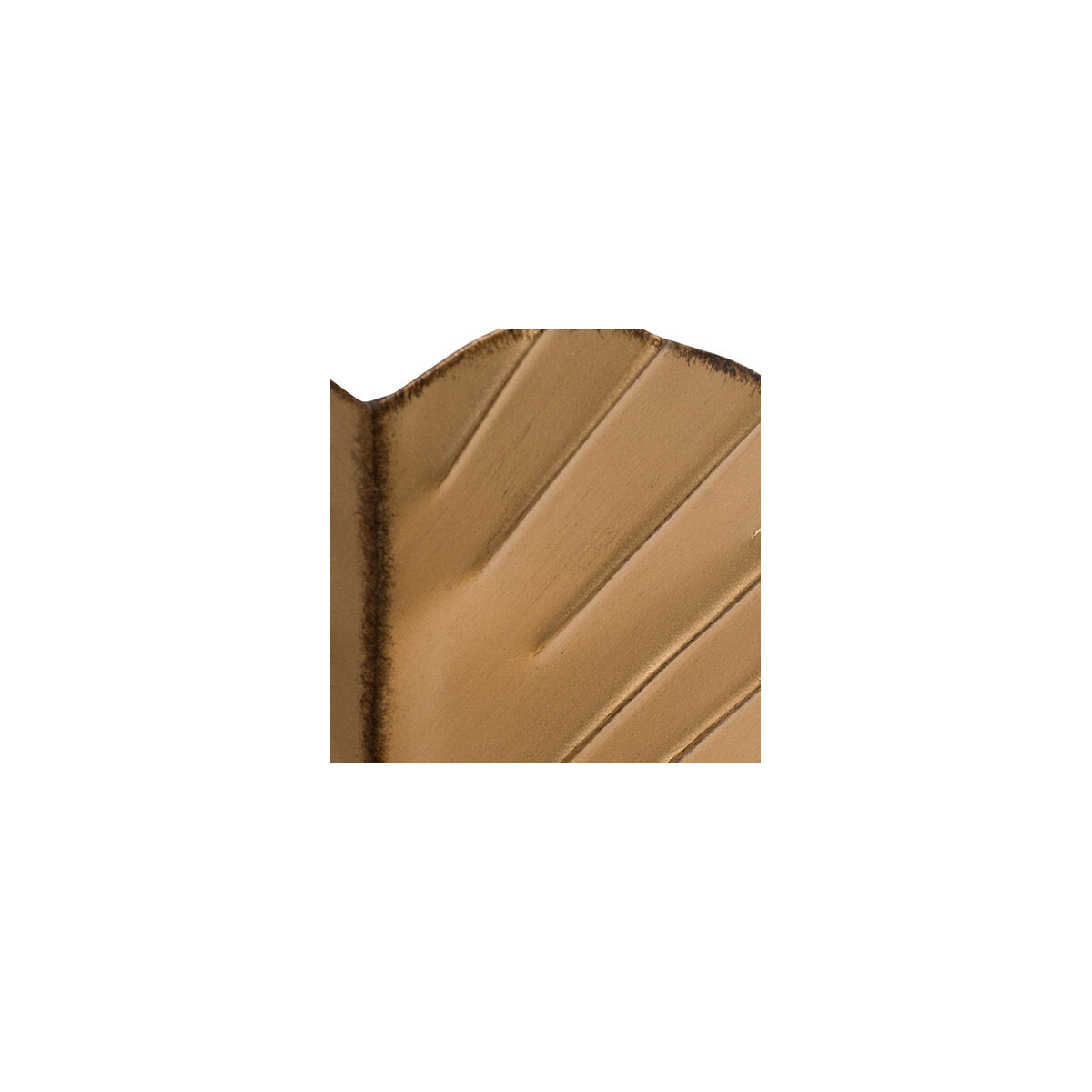 Banana Leaf Wall Sconce Wall Light in 2, Gold with Dark Edging