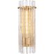 Icicles 1 Light 4.75 inch Satin Brass Sconce Wall Light