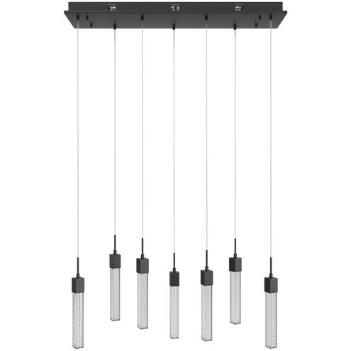 Boa LED 11 inch Black Multi Port Pendant Ceiling Light