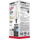 Lumos LED Candelabra Candelabra 3.00 watt 2700K LED Filament