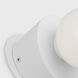 Kelly by Kelly Wearstler Nodes Sconce Wall Light in Matte White