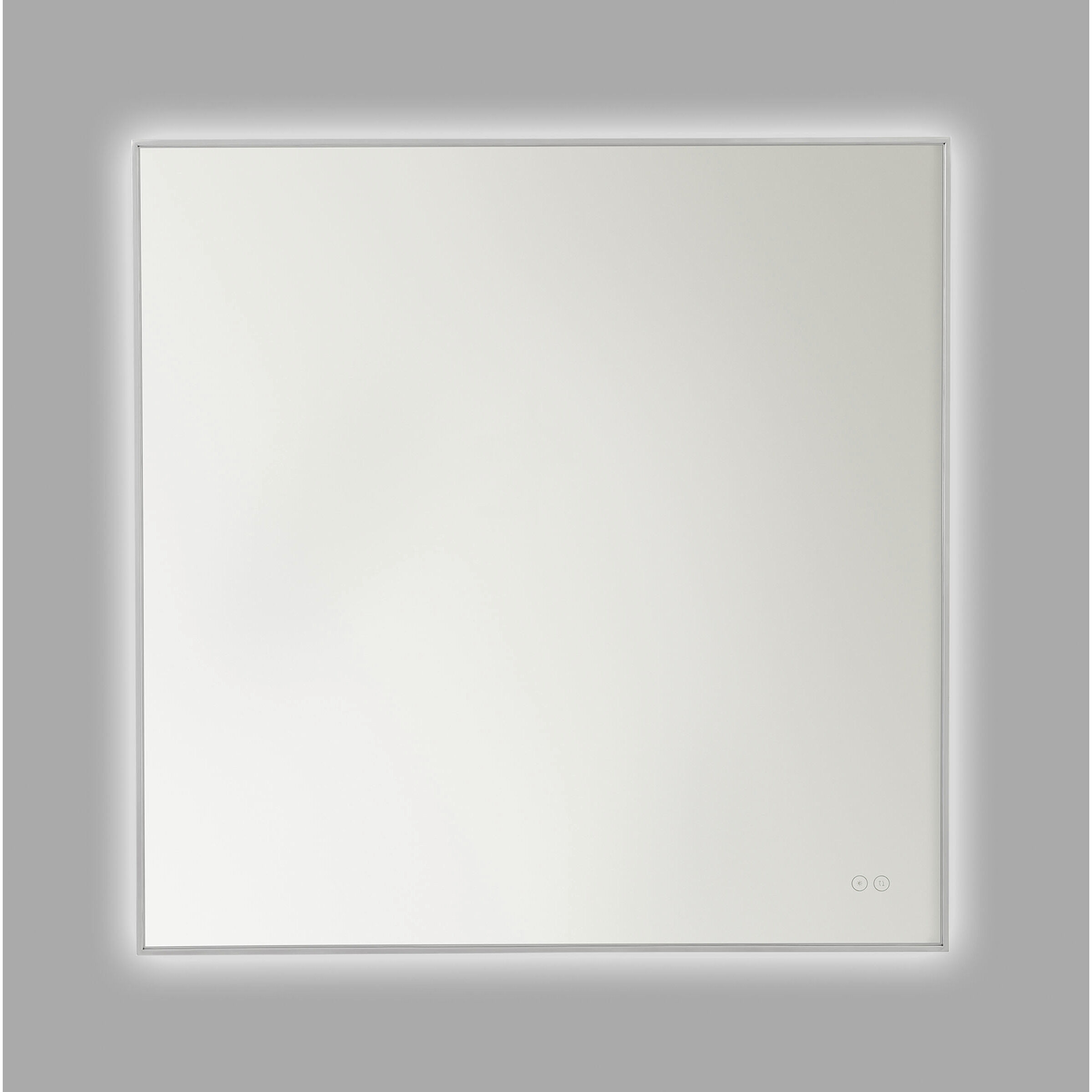 Cadre 36 X 36 inch Chrome Backlit Wall Mirror
