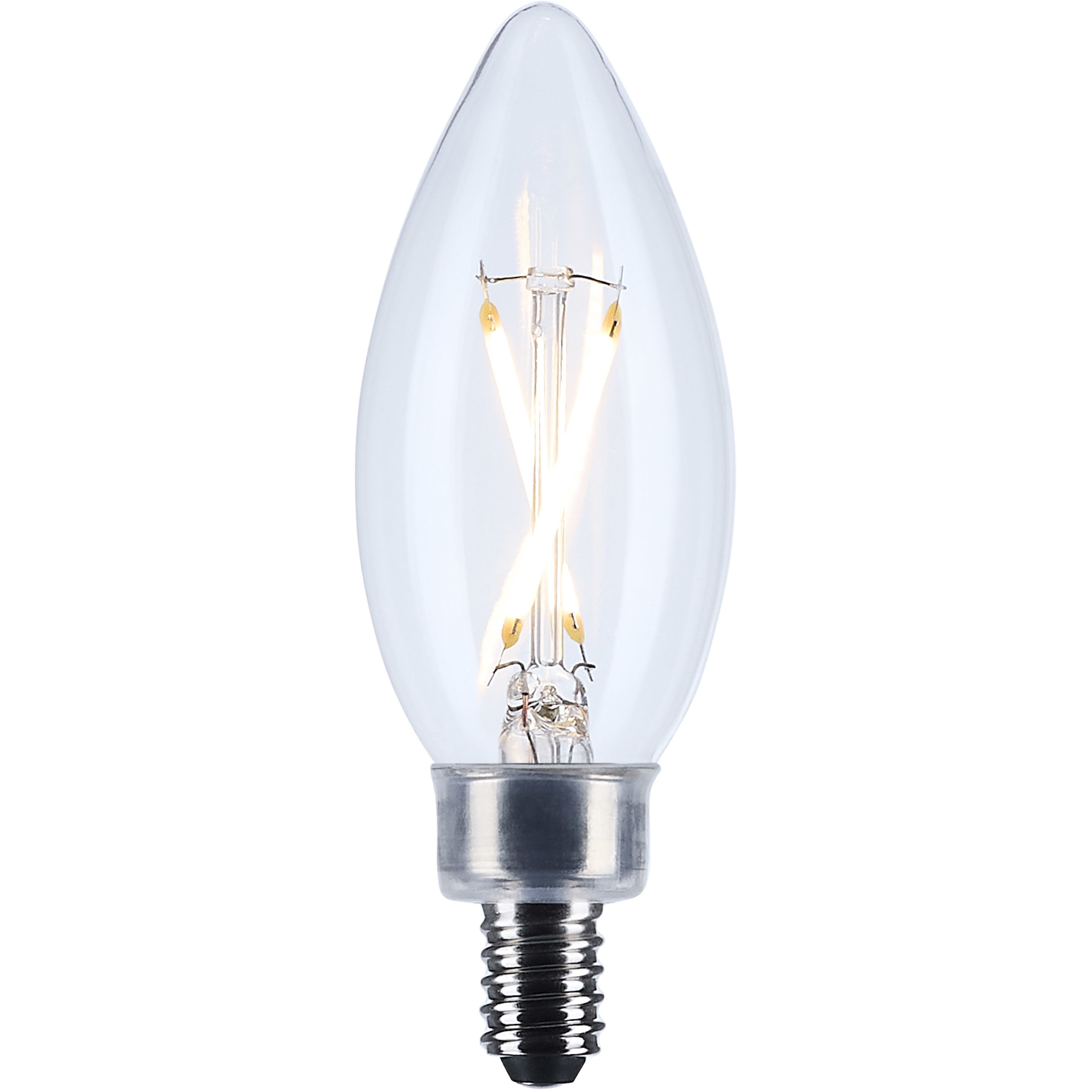 Lumos LED E12 Candelabra 3 watt 3000K LED Filament