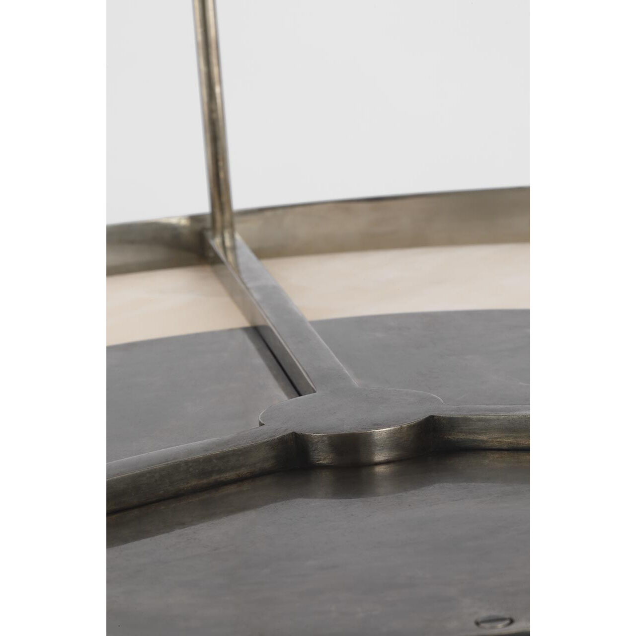 Anne-Marie Barton Armise LED 27.5 inch Mottled Pewter Drum Chandelier Ceiling Light