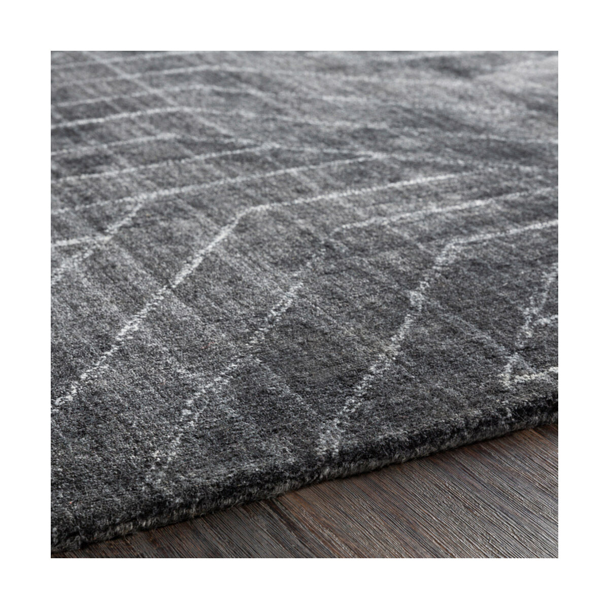 Hightower 120 X 96 inch Charcoal Rug in 8 x 10, Rectangle