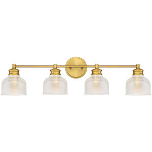 Transitional 4 Light 32.00 inch Bathroom Vanity Light